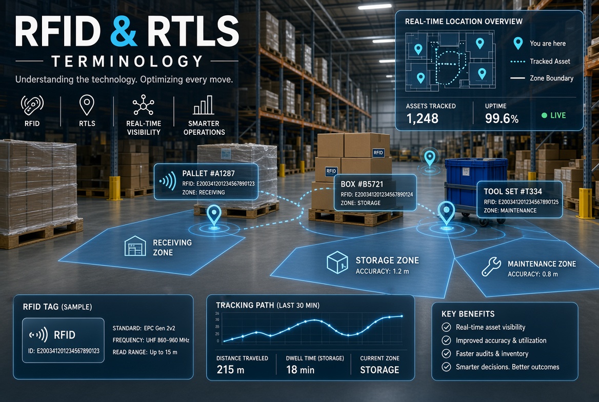 RFID & RTLS Terminology: 36 Essential Concepts for Modern Tracking and Visibility