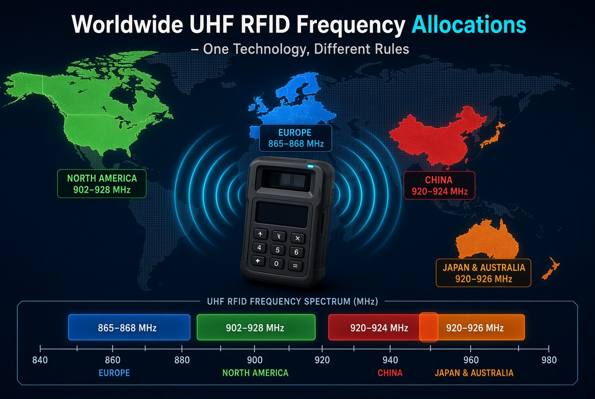 Worldwide UHF RFID Frequency Allocations: One Technology, Different Rules